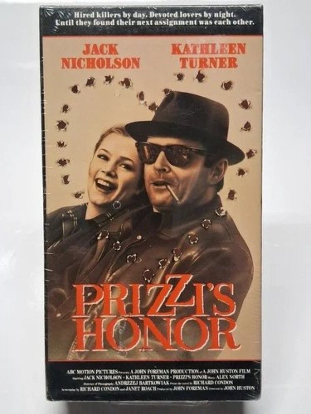 Prizzi's Honor VHS 1988 New Sealed Jack Nicholson Kathleen Turner